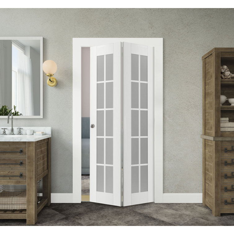 Belldinni Glass BiFold Door with Installation Hardware Kit Wayfair